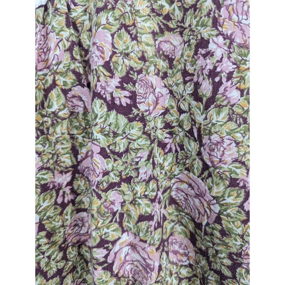 Plain Jane San Francisco Hippie Boho Top Mini Dress Cottage Floral Size 5 Babydo - Picture 2 of 13